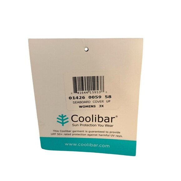 Coolibar NEW UPF 50+ Women's Sz 3X Seaboard Beach Cover-Up Dress Sun Protective - Picture 13 of 16